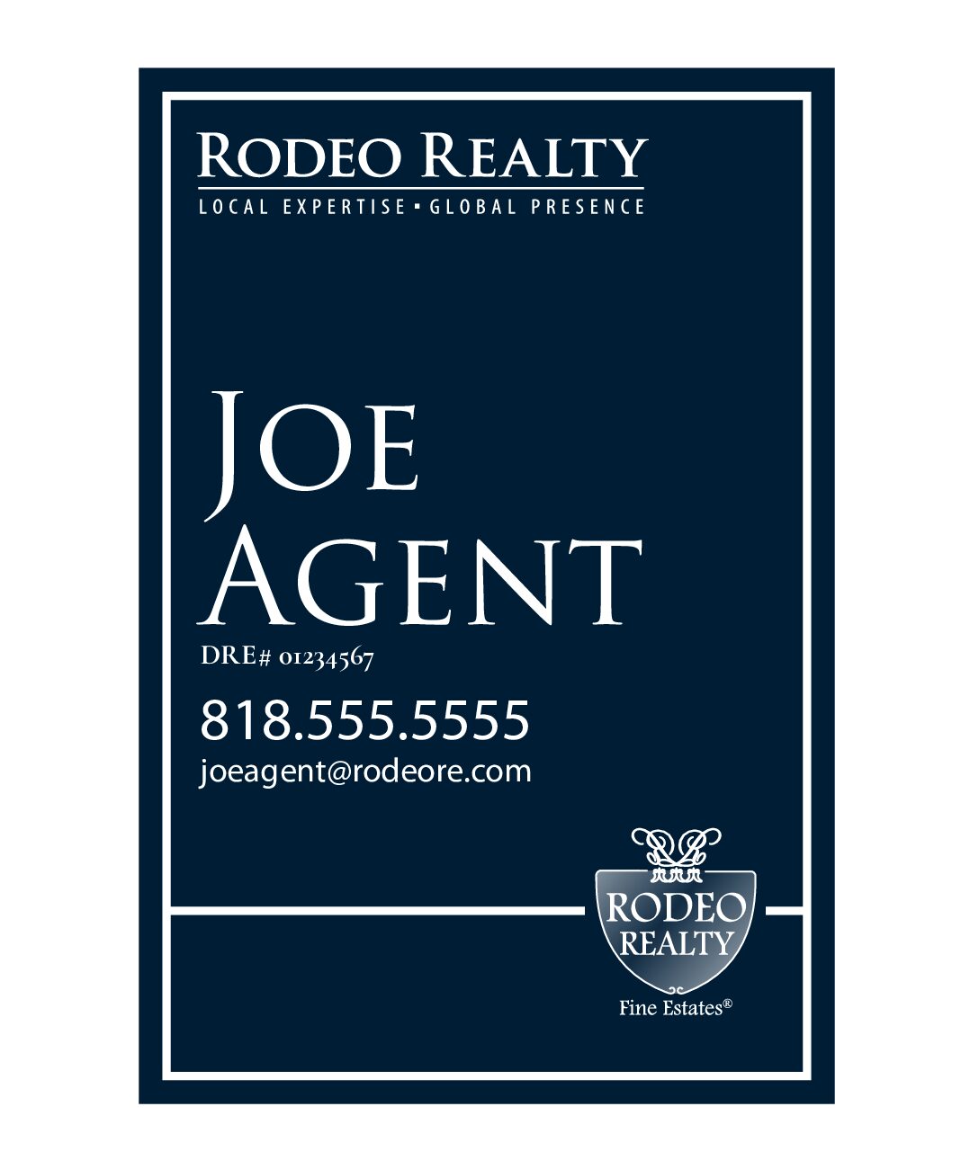 PROPERTY SIGN 10"x15" (1/8” PVC)