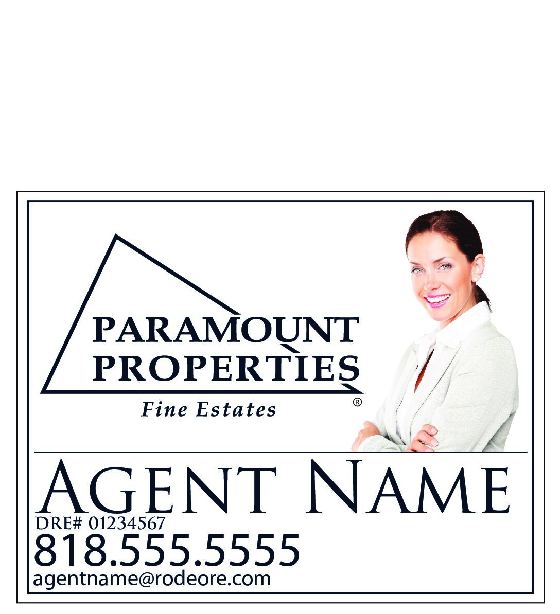 PROPERTY SIGN w/ PHOTO <br>36"x28" (1/8” PVC)