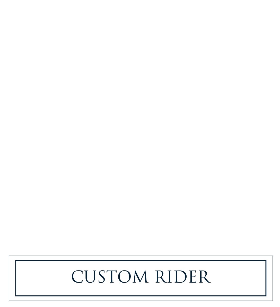 CUSTOM RIDER <BR> 36"X6" (1/8" PVC)